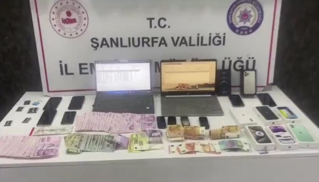 ŞANLIURFA’DA TELEFON DOLANDIRICILIĞI OPERASYONU