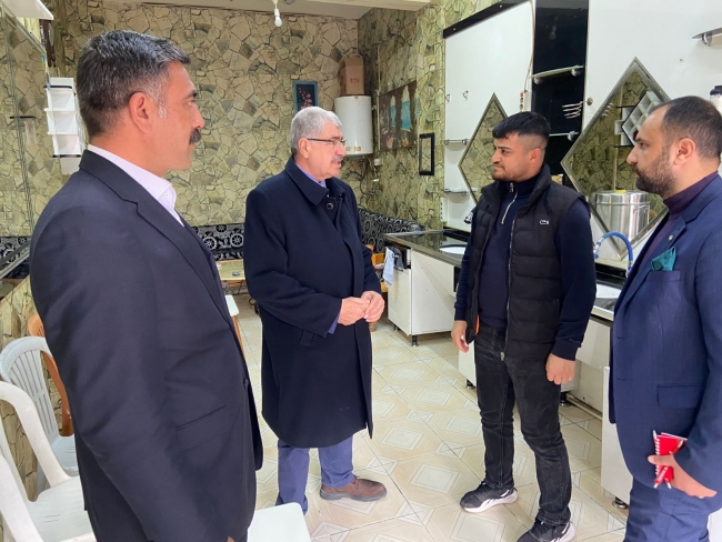 VEDAT DOĞAR, SÜLEYMANİYE CADDESİNDE Kİ ESNAFLARI ZİYARET ETTİ