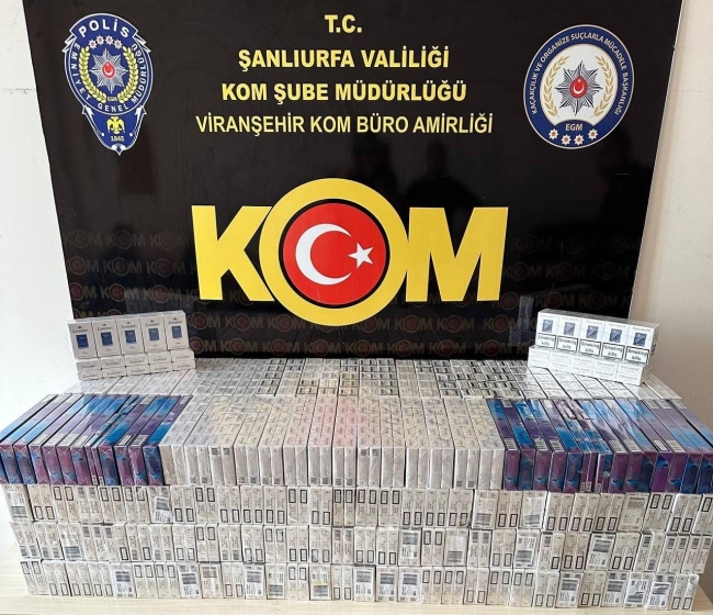 VİRANŞEHİR'DE KAÇAKÇILIK OPERASYONUNDA 2 GÖZALTI