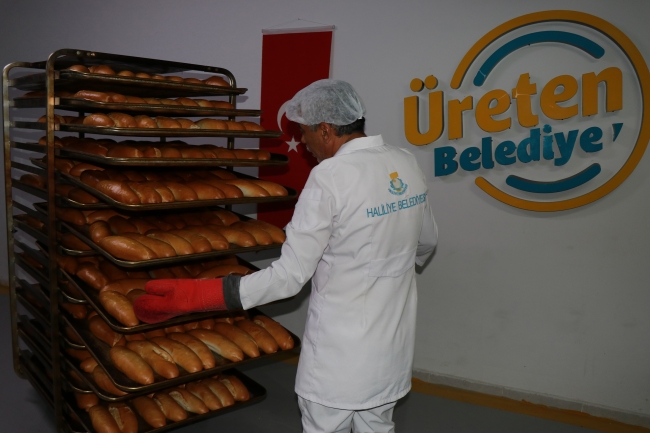 HALİLİYE BELEDİYESİ, ÜRETTİĞİ EKMEKLERİ SOFRALARA ULAŞTIRIYOR