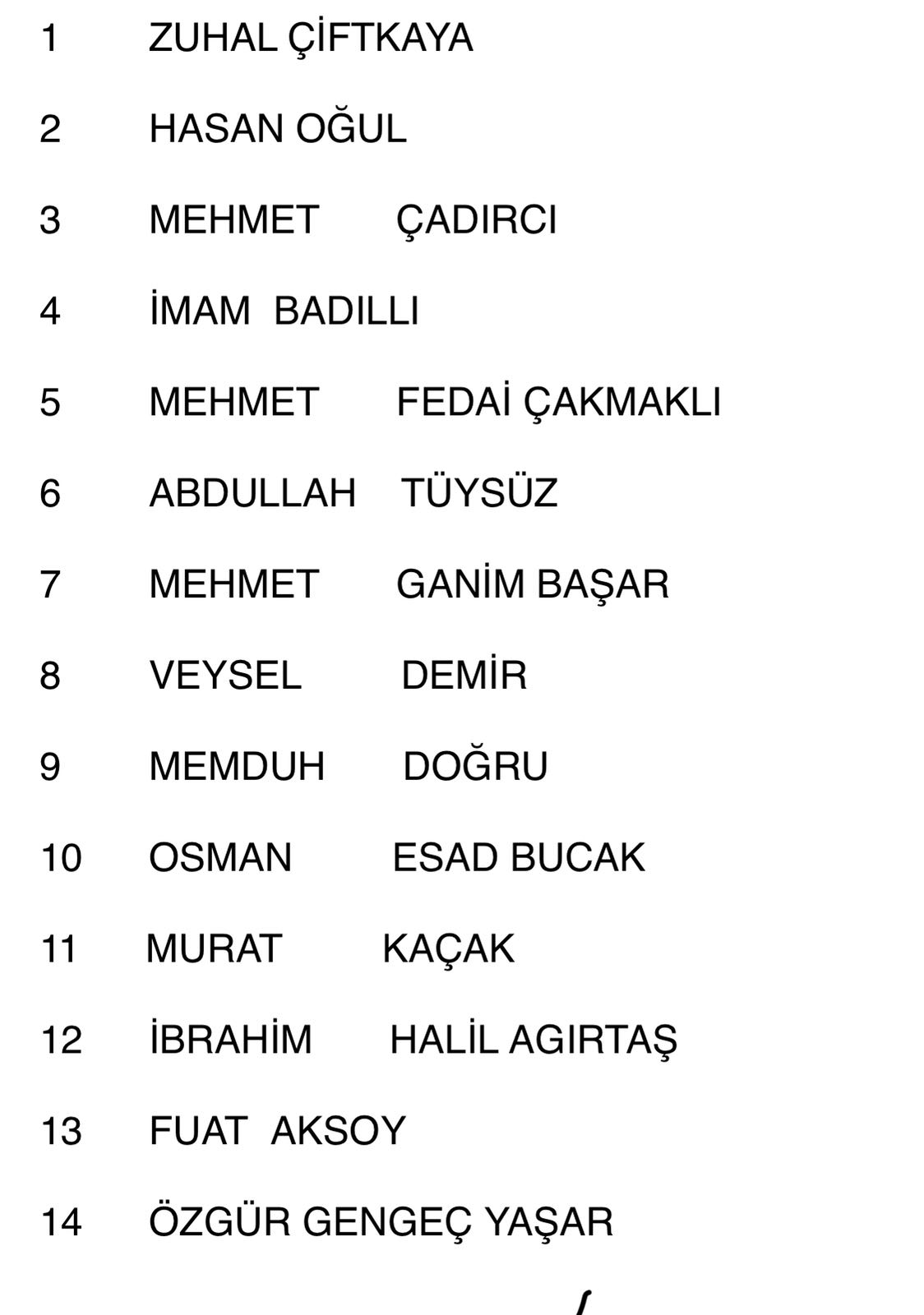 İyi Partinin Urfa Listesi işte adaylar