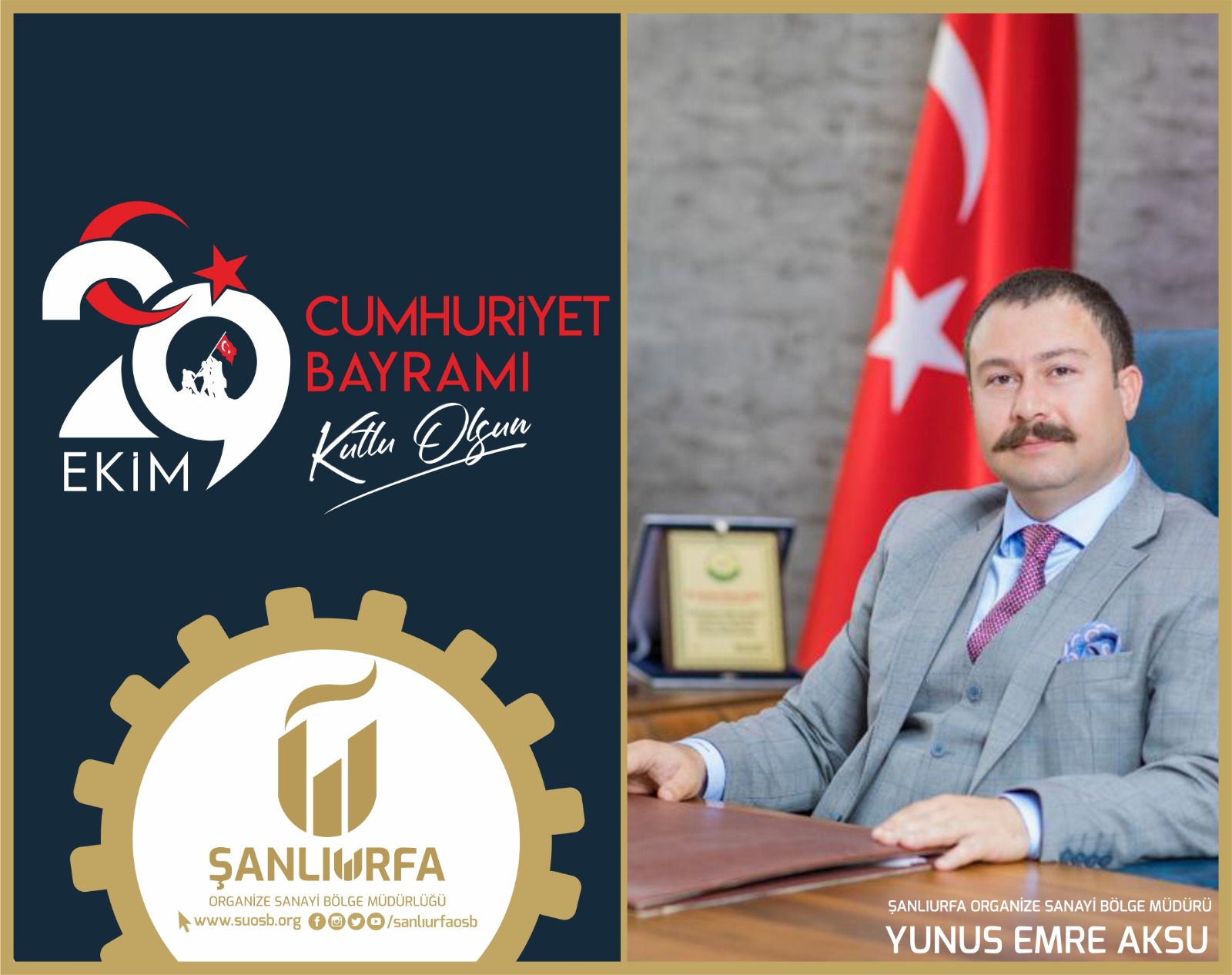 Aksu'dan 29 Ekim mesajı
