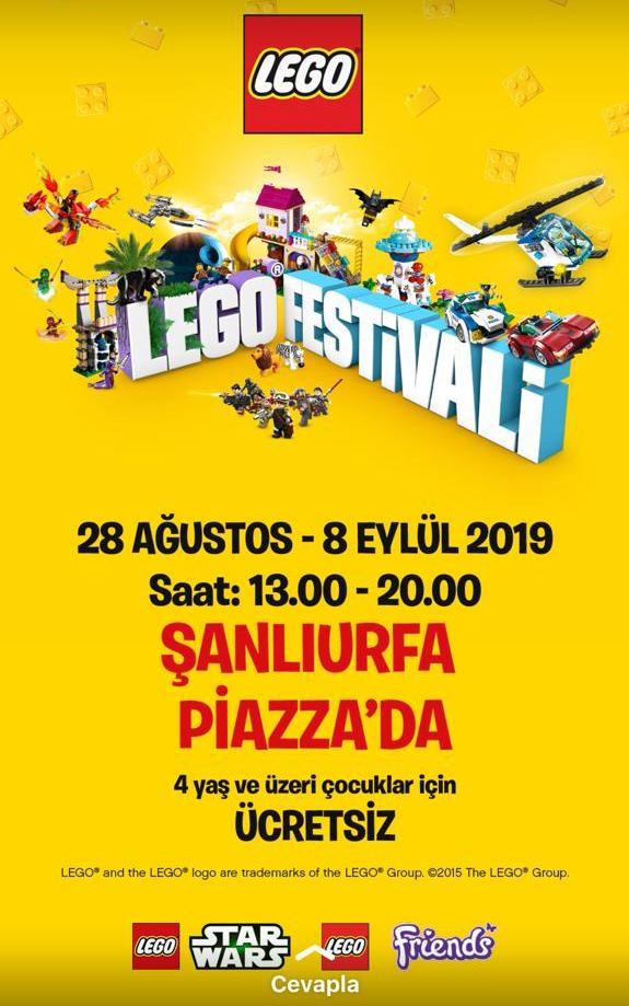 Şanlıurfa’da Lego Festivali Başladı