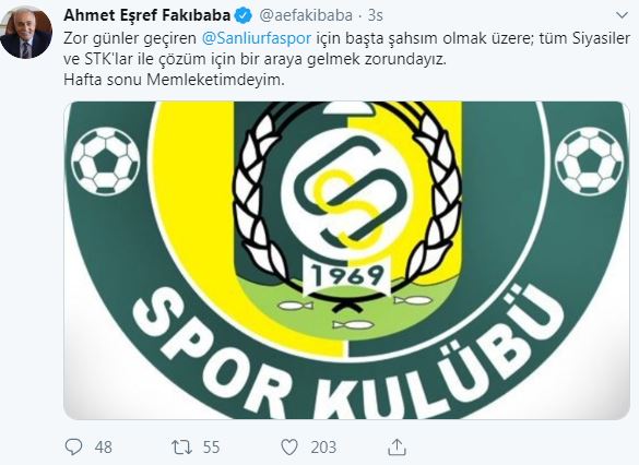 Fakıbaba, Şanlıurfaspor için geliyor