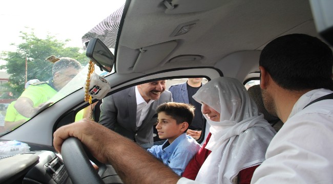Vali Erin ve Tipioğlu Trafik Denetimine Çıktı
