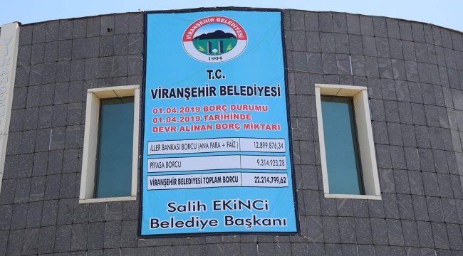 Ekinci Belediyenin Borç Durumunu Açıkladı