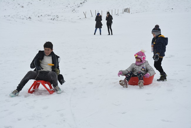 Urfa'da kayak sezonu açıldı