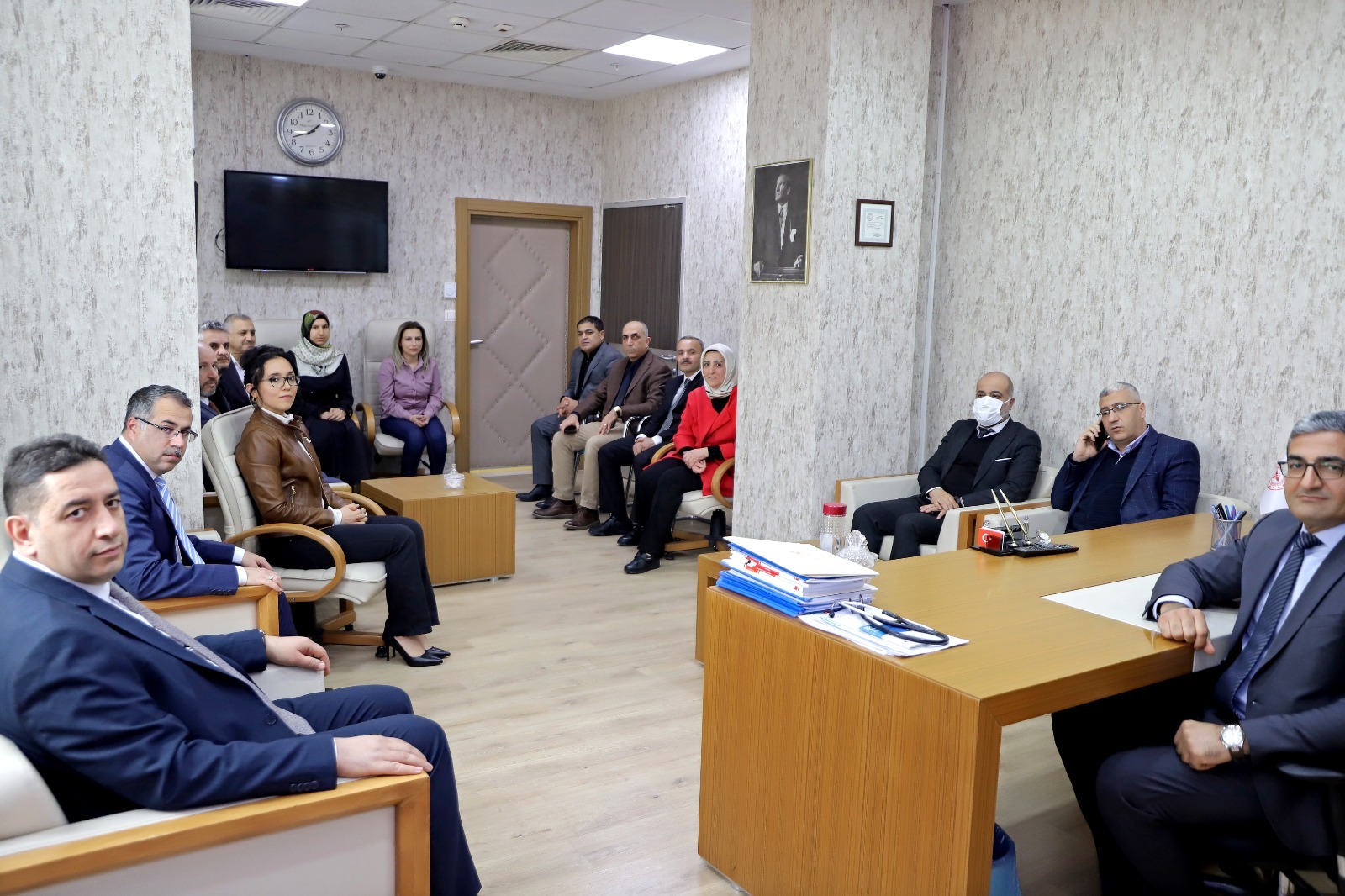 Mesaiye Suruç Devlet Hastanesini Ziyaret Ederek başladı