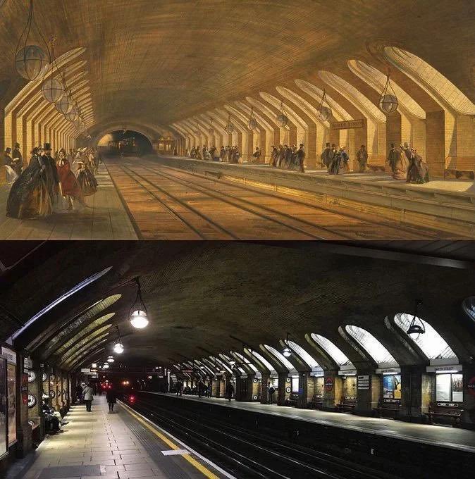 <p>Dünyanın en eski metro istasyonu</p>