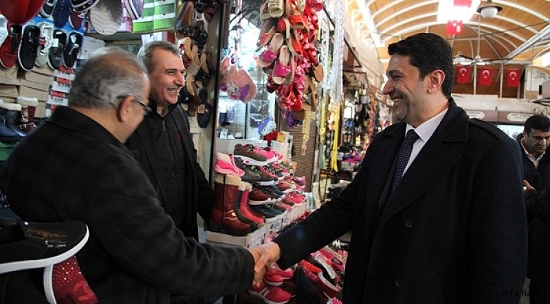 Hekimoğlu Yenişehir Esnafını Ziyaret Etti