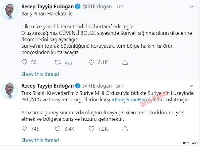 Suriye'ye operasyon başladı
