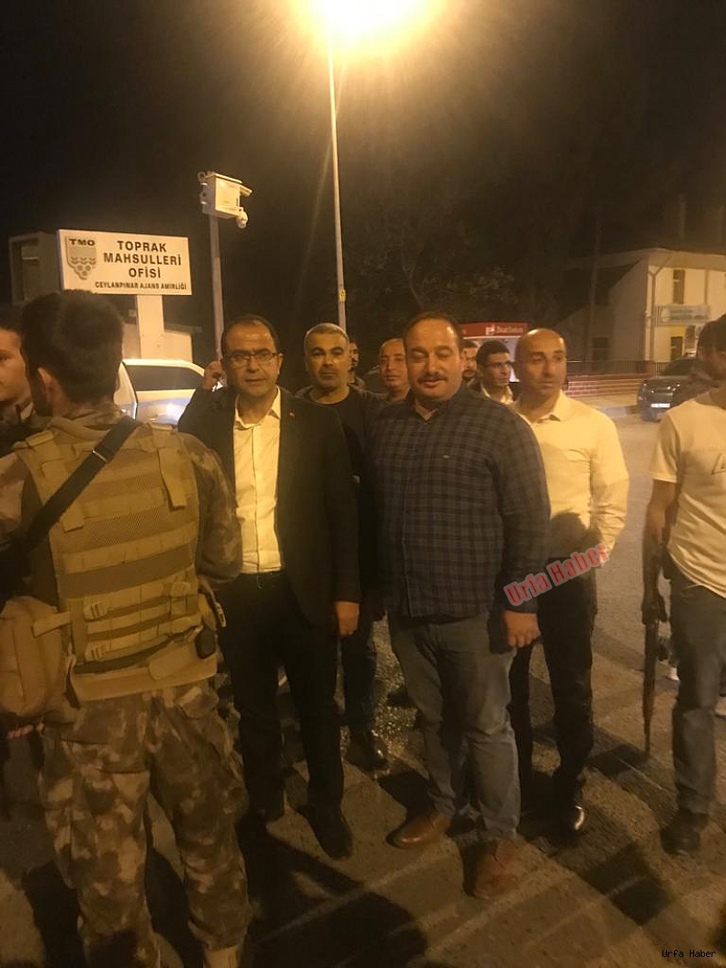 İki başkan operasyon bölgesine gitti