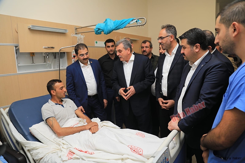 Beyazgül yaralıları ziyaret etti