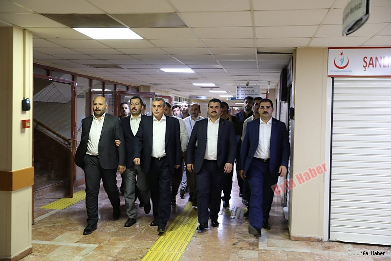 Beyazgül yaralıları ziyaret etti
