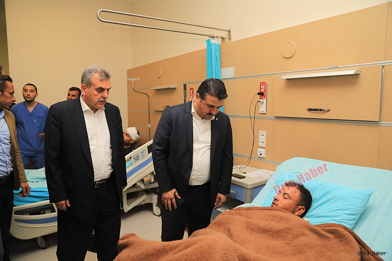 Beyazgül yaralıları ziyaret etti