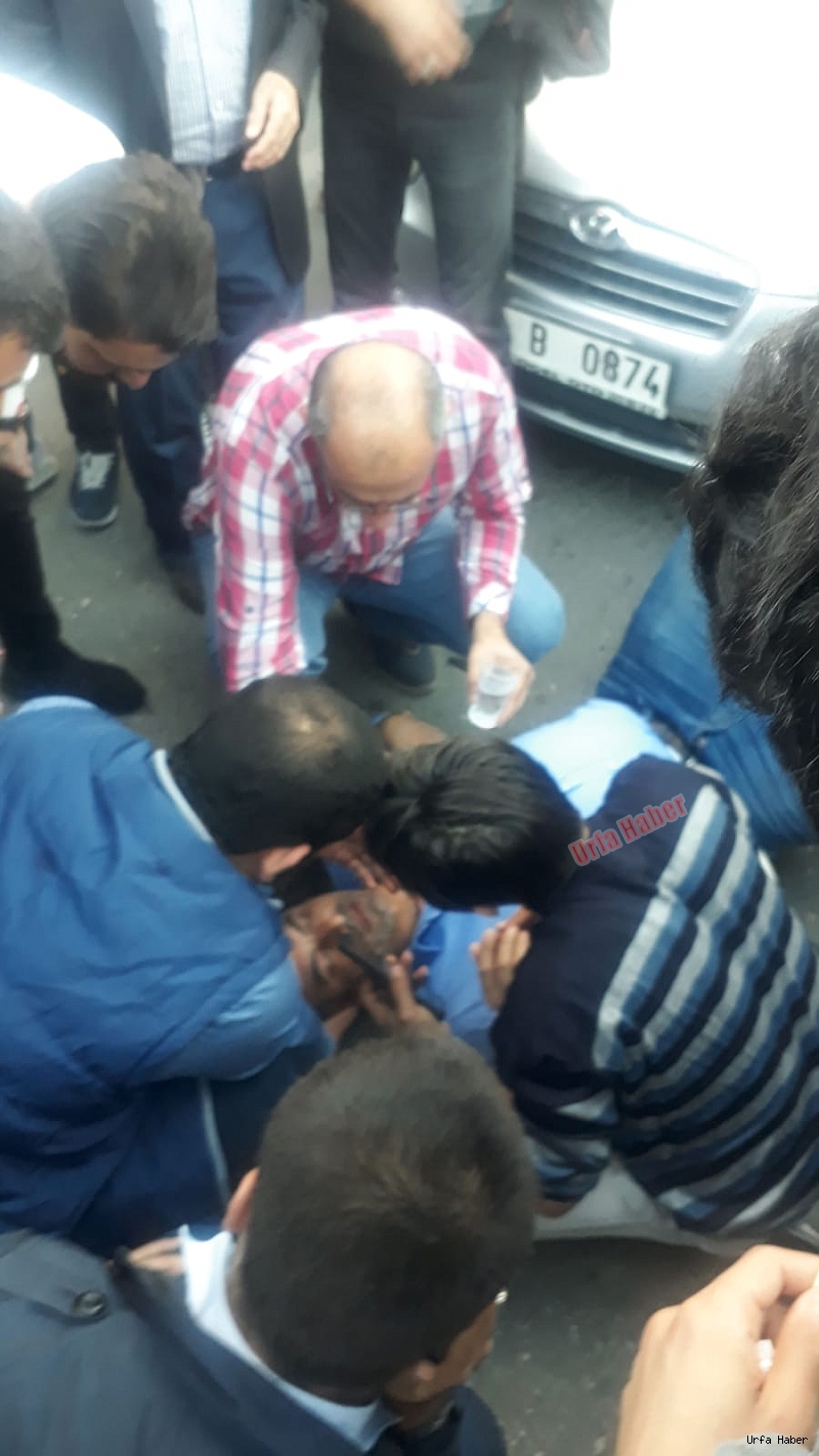 Urfa'da otobüs yayaya çarptı
