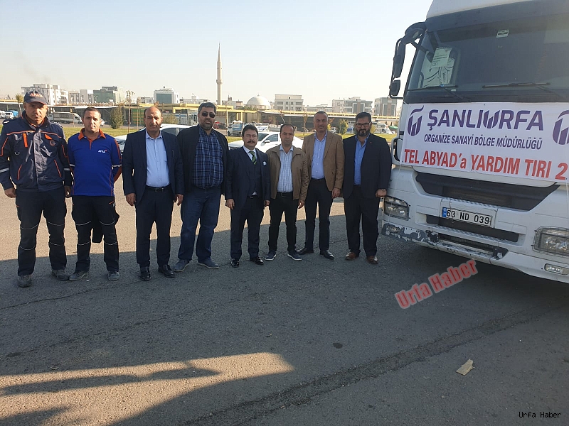 Organize Sanayi Bölgesinden Telabyad’a İnsani Yardım