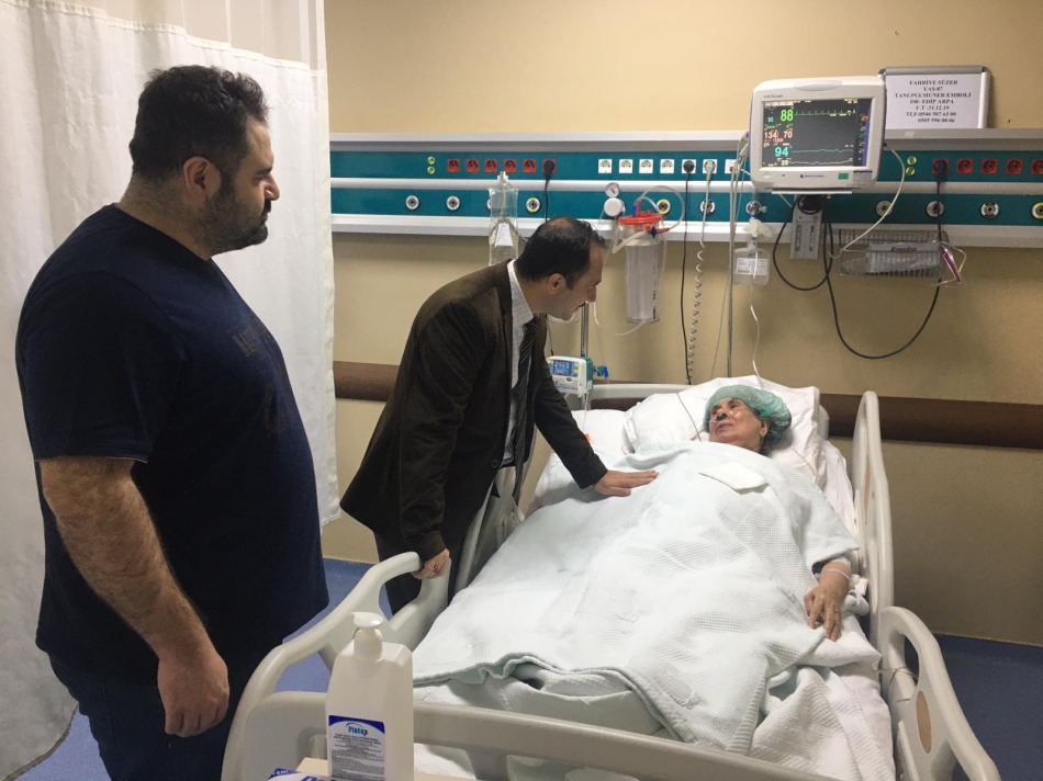 Sağlık Müdürü Erkuş, yeni yıla hastanede girdi