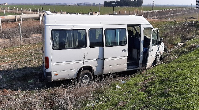 Akçekale yolunda kaza