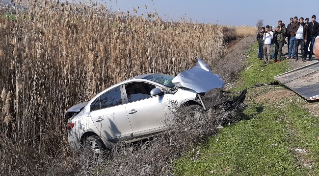 Akçekale yolunda kaza