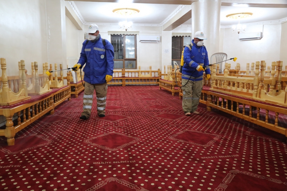 Haliliye'de 'Coronavirüs' seferberliği sürüyor
