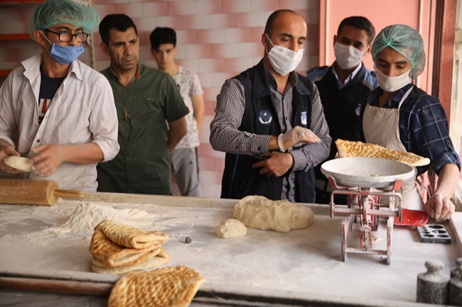 Haliliye Fırın ve Marketleri Denetledi