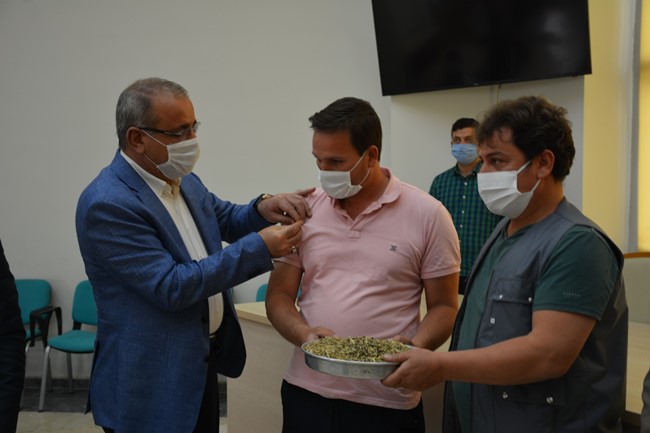 Urfa'da ilk hasat töreni yapıldı