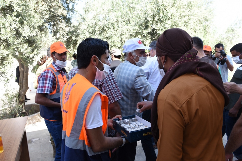 Barış Pınarı Şehitleri Telabyad'da Dualarla Anıldı