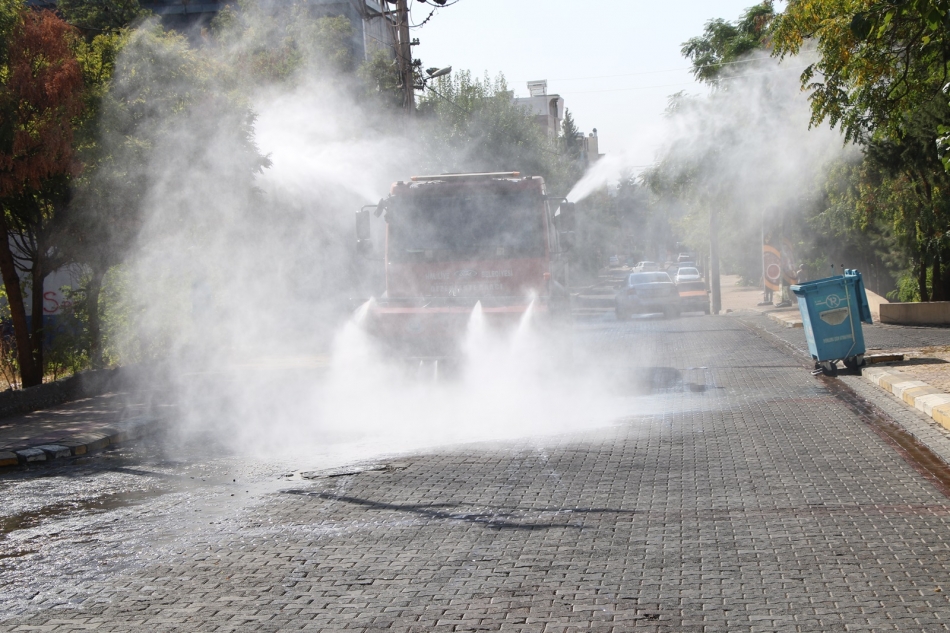 Haliliye temizlikte dolu dizgin çalışıyor