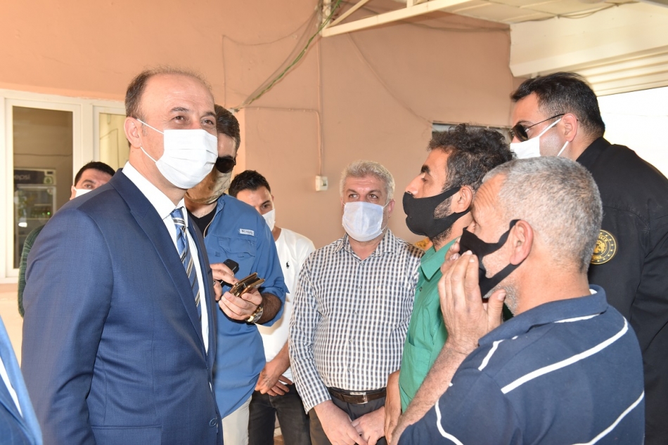 Vali Erin Ceylanpınar'da Vatandaşlarla Buluştu