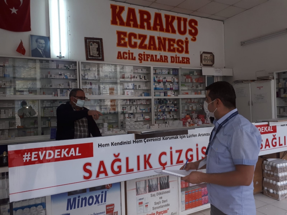 Koronavirüse Karşı Denetimler Aralıksız Devam Ediyor