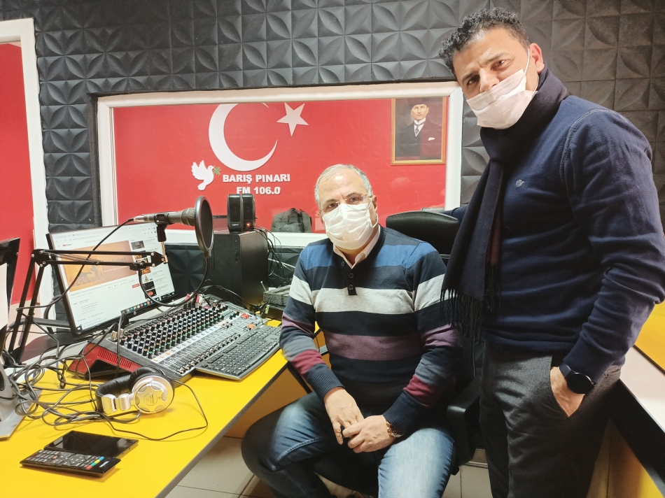 Gazeteci Ahin Güneş Barış Pınarı FM'e Konuk Oldu