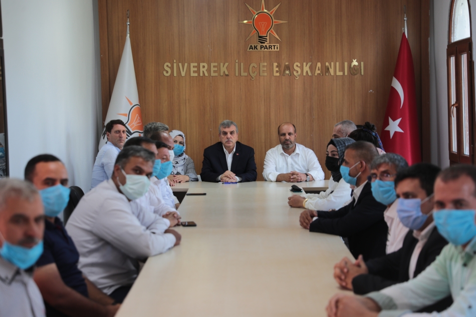 Başkan Beyazgül Siverek İlçesinde Temaslarda Bulundu