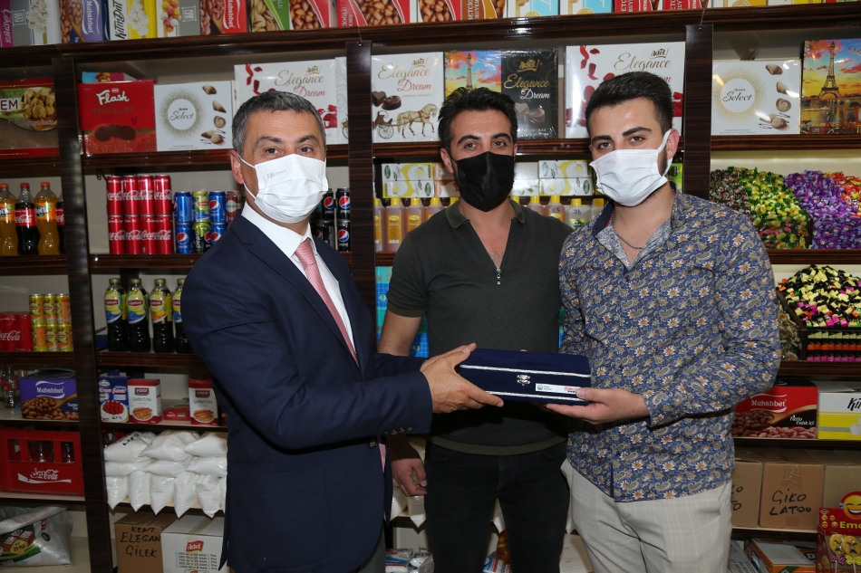 Başkan Şimşek’ten Yeni İş Yeri Açan Esnafa Hayırlı Olsun Ziyareti