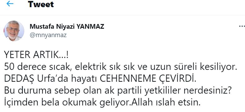 'Elektrik kesintileri hayatı cehenneme çevirdi'