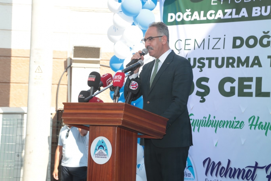 Eyyübiye'de Tarihi Gün! Doğalgaz Verilmeye Başlandı