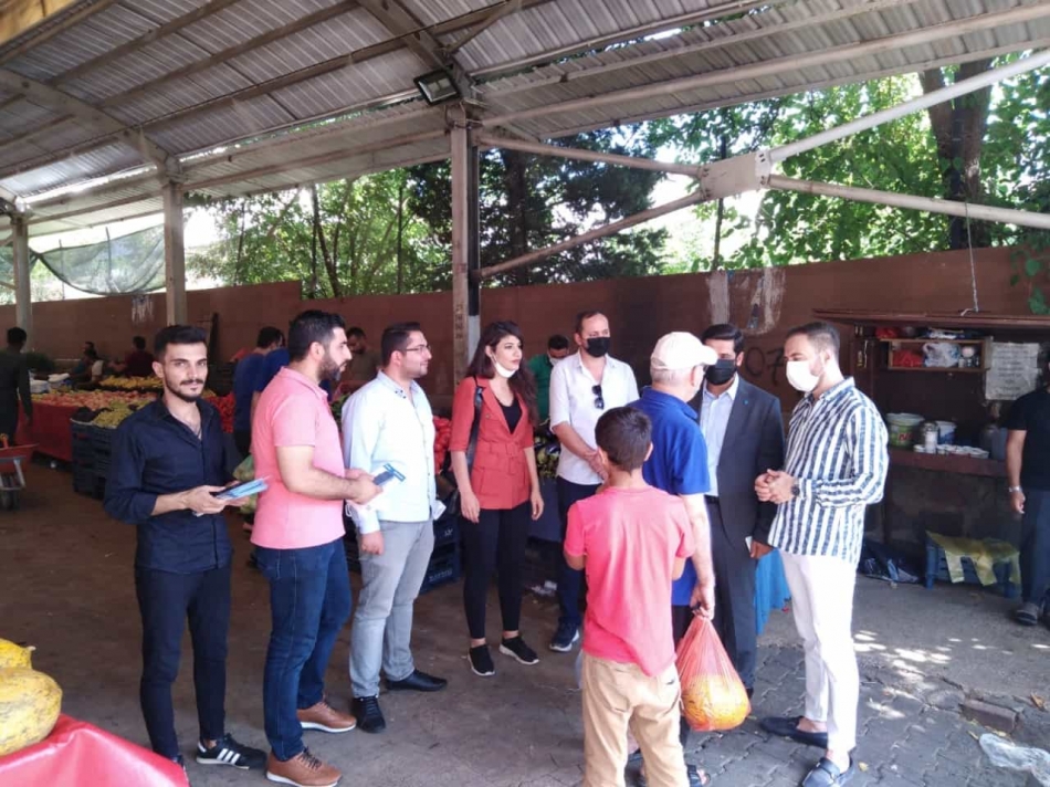 DEVA Partisi'nden esnaflara ziyaret