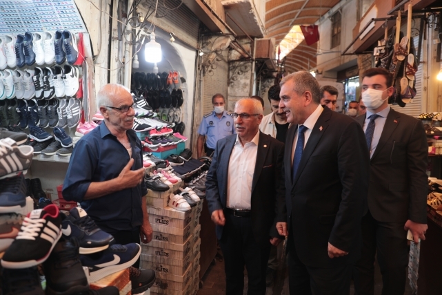 Başkan Beyazgül Ahilik Haftasında Esnaf Duasına Katıldı
