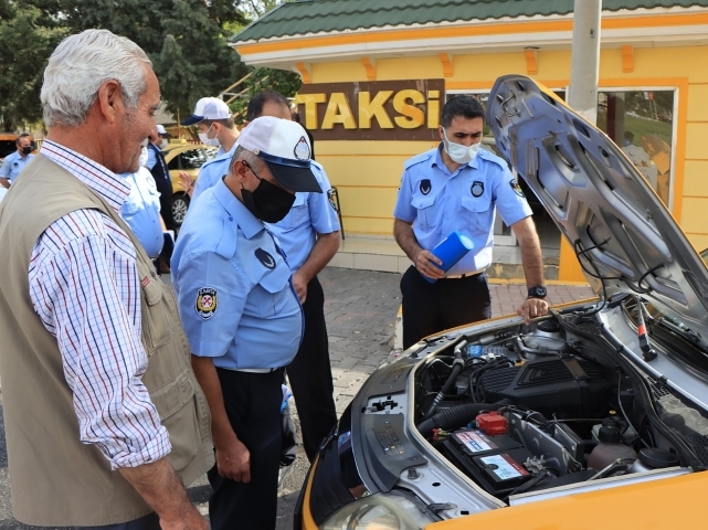 Şanlıurfa’da Ticari Taksiler Denetlendi