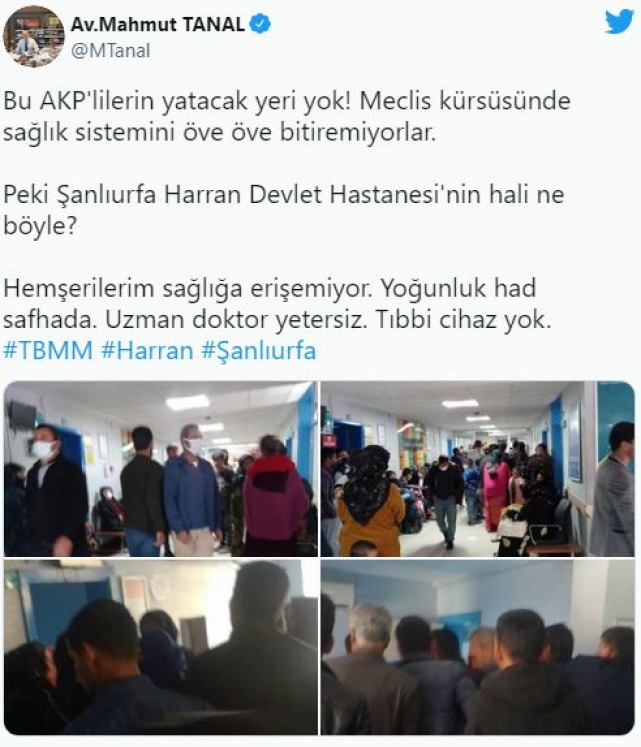 Vekil Tanal: “Hemşerilerim sağlığa erişemiyor.’’