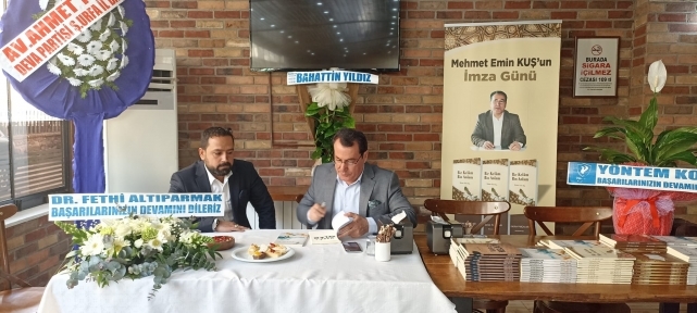 Mehmet Emin Kuş’un İmza Gününe Yoğun İlgi