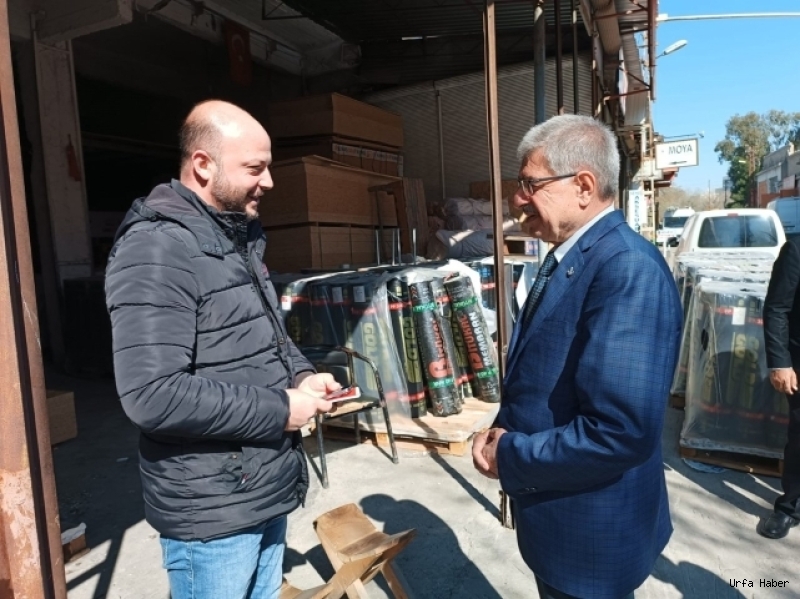 YRP HALİLİYE'E DOĞAR, AŞAĞI SANAYİ ESNAFININ SORUNLARINI DİNLEDİ
