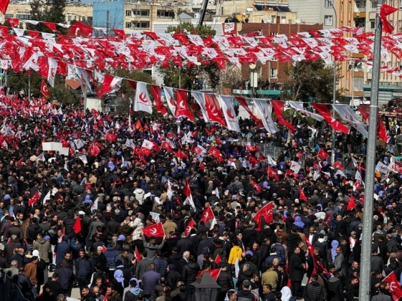 YENİDEN REFAH PARTİSİ'NDEN URFA'DA 160 BİN KİŞİLİK MİTİNG !