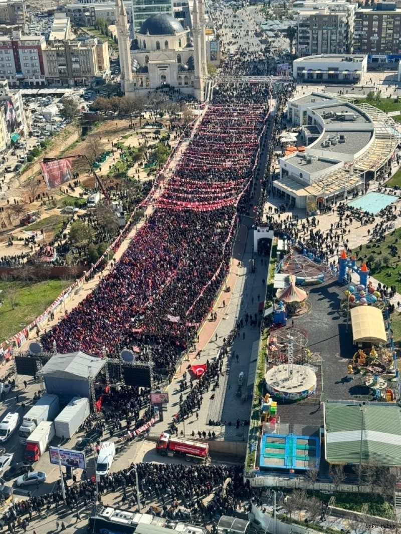 YENİDEN REFAH PARTİSİ'NDEN URFA'DA 160 BİN KİŞİLİK MİTİNG !
