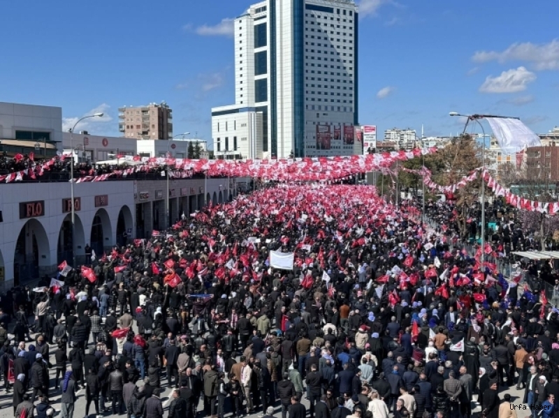 YENİDEN REFAH PARTİSİ'NDEN URFA'DA 160 BİN KİŞİLİK MİTİNG !