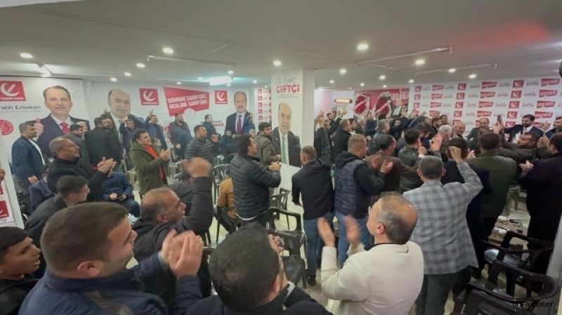 YUSUF AKTAŞ KARAKÖPRÜ’DEKİ OFİSLERİ ZİYARET ETTİ