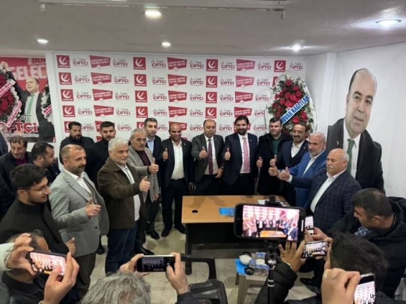 YUSUF AKTAŞ KARAKÖPRÜ’DEKİ OFİSLERİ ZİYARET ETTİ