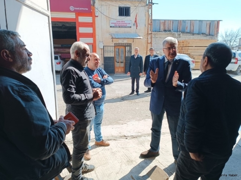 YRP HALİLİYE'E DOĞAR, AŞAĞI SANAYİ ESNAFININ SORUNLARINI DİNLEDİ