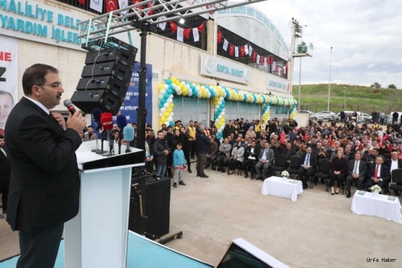 HALİLİYE'DE TOPLU AÇILIŞLAR GERÇEKLEŞTİRİLDİ