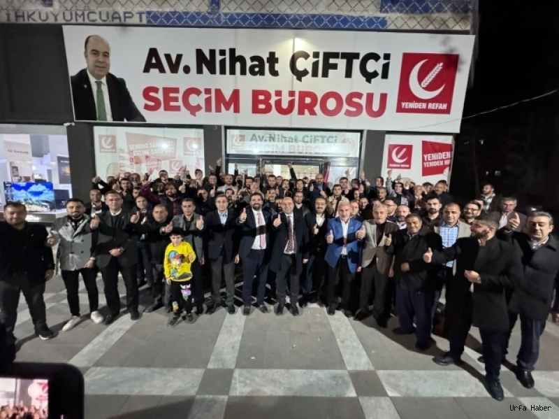 YUSUF AKTAŞ KARAKÖPRÜ’DEKİ OFİSLERİ ZİYARET ETTİ